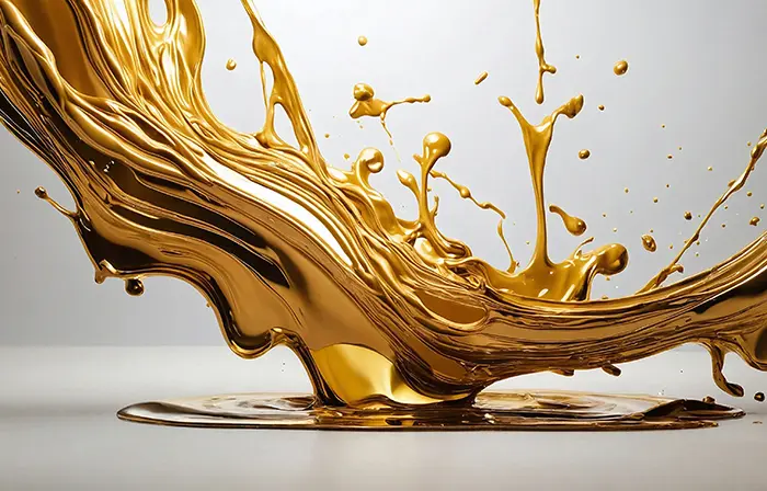 Splendid Gold Flow Texture image